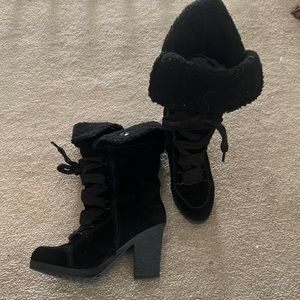 Nine West Shoes Nine West Sherpa Boot Poshmark - Main Image